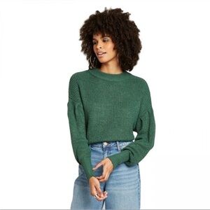 Moving Sale! Wild Fable Teal Cowl Neck Sweater